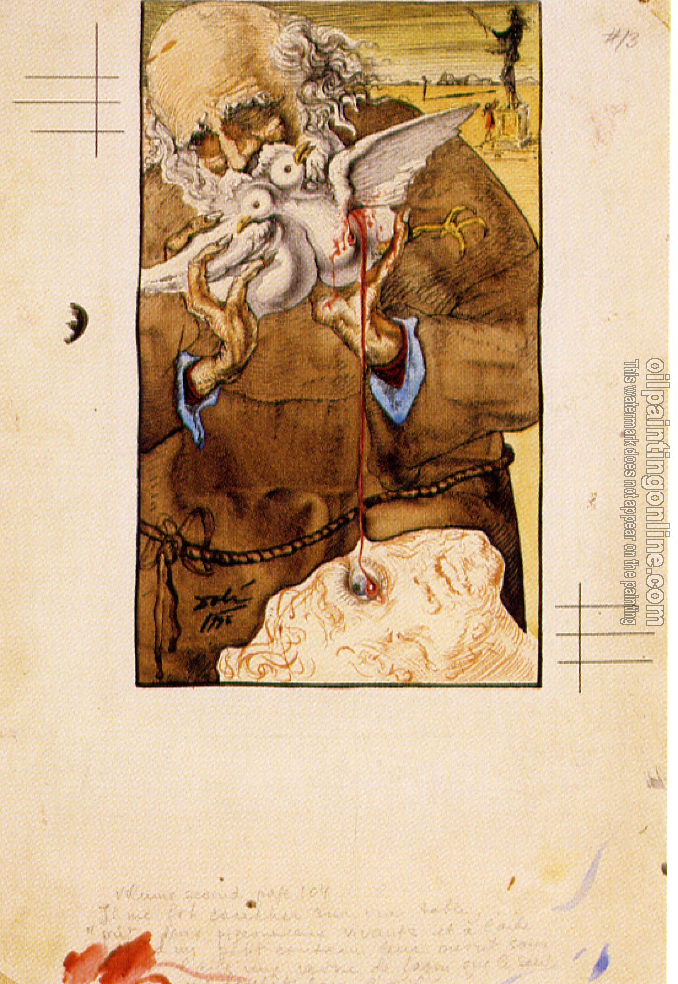 Dali, Salvador - Illustration for The Autobiography of Benvenuto Cellini